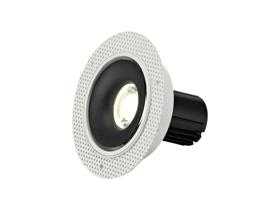 DM201097  Bolor T 10 Tridonic Powered 10W 4000K 810lm 36° CRI>90 LED Engine White/Black Trimless Fixed Recessed Spotlight; IP20